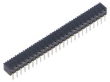 Conector şiruri pini mamă 50 PIN 2mm aurit THT SAMTEC