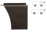 Segment reparatie aripa spate VW LT28-35 1975-1996, Partea Dreapta, punte Spate partea din fata aripii, lungime 275 mm, inaltime 265 mm,