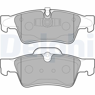 DELPHI LP2124 set placute frana,frana disc foto