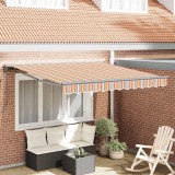 Cumpara ieftin Cortina Retractabilă Dungă Multicolor 300x250 cm țesătură
