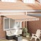 vidaXL Cortina Retractabilă Dungă Multicolor 350x250 cm țesătură 3330302