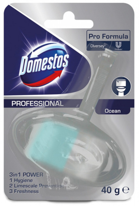 Domestos Diversey Ocean, Odorizant Solid Pentru Toaleta - 40 Grame