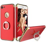Cumpara ieftin Husa telefon Iphone 7 Plus ofera protectie 3in1 Ultrasubtire Lux Red S Ring
