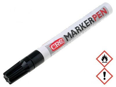Marker Negru Rotund 3mm foto