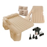 Saltea Tip Pat Gonflabila Pentru Autoturisme Cu Pompa Inclusa, Bej 130 Cm X 80 Cm