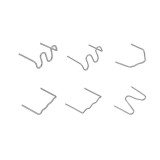Cumpara ieftin Set 1200 Capse Cleme Pentru Pistol de Lipit, Cafuneplus&reg;, Reparat si Sudat Plastic, 6 modele, 1200 buc, 0.6/0.8mm