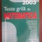 Teste grila de matematica BAC 2003 Gheorghe Andrei, Marian Andronache
