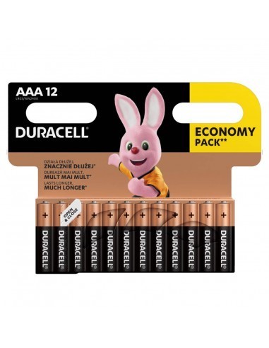 Baterii Duracell R3 Basic , AAAK12 alcaline 12buc