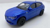 Macheta Alfa Romeo Stelvio albastru Bburago 1/43