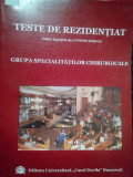 Teste de rezidentiat. Grupa specialitatilor chirurgicale (2003)