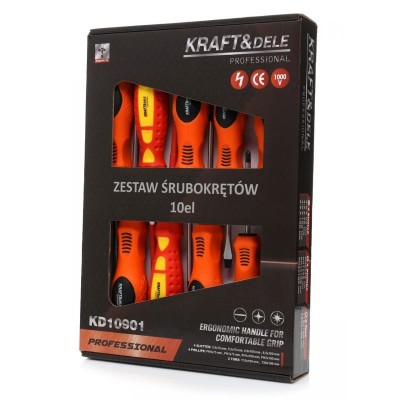 Set surubelnite 10 elemente KraftDele KD10901 foto