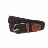 Curea elastica, casual, latime 3.5 cm, maro inchis - NB036