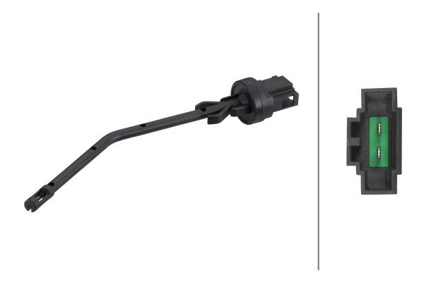 HELLA 6PT 009 104-141 senzor,temperatura interioara