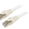Patch cord S/FTP Cat 6a alb 20m