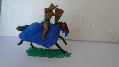 bnk jc Figurina de plastic - Timpo - cavaler medieval calare foto