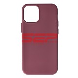 Husa Silicon iPhone 12 Mini Mov Pruna, High Copy, Protectie Premium