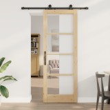 Ușa glisantă vidaXL cu set de accesorii &#039;ORKDAL&#039;78x211 cm