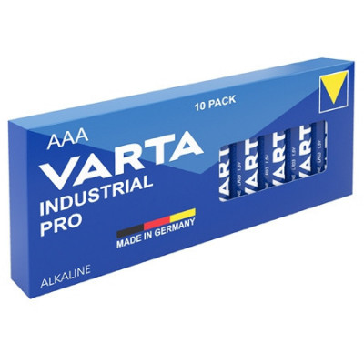 SET 10 BATERII ALCALINE LR03 AAA INDUSTRIAL PRO VARTA foto