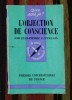 L&#039;objection de conscience / par Jean-Pierre Cattelain