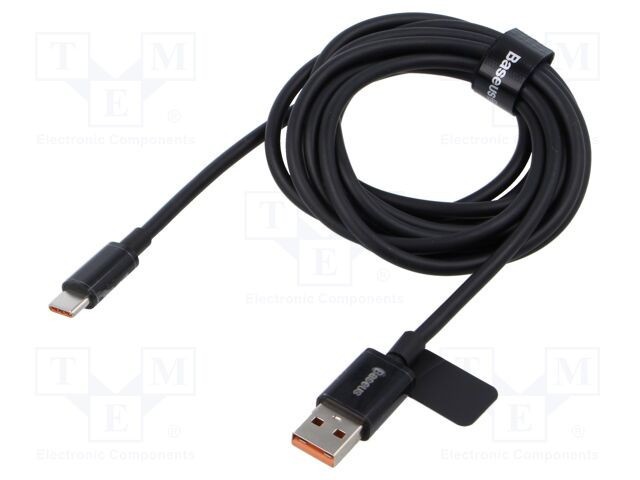 Cablu USB 2.0 A la C 2m 100W BASEUS negru