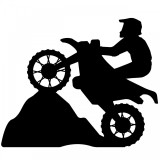 Decoratiune luminoasa de perete, Krodesign Hard Enduro, lED, 100x82 cm, VivaTechnix