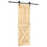 Usa glisanta cu set de feronerie 70x210 cm, lemn masiv de pin