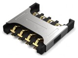Conector Micro SIM Push-Pull SMT Gold