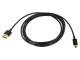 Cablu HDMI Micro HDMI DELOCK 2m Negru 36AWG Cod 84783