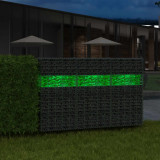 VidaXL Pietre gabion sticlă 60-120 mm 25 kg, Verde