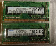 Memorii laptop 2 x 4GB DDR4 3200 MHz 1,2V Samsung foto