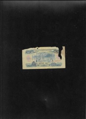 Rar! Vietnamul de Sud South Vietnam 20 xu 1966 seria068549 uzata parti lipsa foto