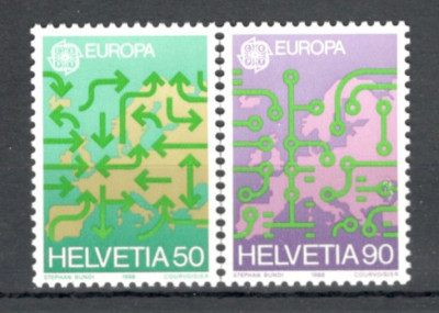 Elvetia.1988 EUROPA-Transport si comunicatii SE.741 foto