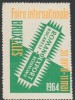 1964 Romania - Vigneta ROMANOEXPORT la Targul International Bruxelles