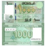 Bancnota Liban 1000 Livres 2016, P-90c, UNC, Bancnote Libaneze