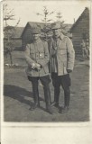P2297N Ofițeri rom&acirc;ni din Regimentul VI Tecuci nr 24, 1917, poză din campanie
