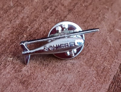 QW9 L 30 - Insigna - tematica aviatie - simbol elicopter - inscris Schiebel foto