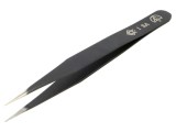 Pensetă PIERGIACOMI ESD de precizie, v&acirc;rf ascuțit, 120mm