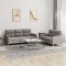 vidaXL Set de canapea cu perne, 2 piese, gri taupe, material textil 3201607