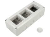 Carcasă modulară IP40 gri GEWISS GW27022 Nr. 6 27 COMBI