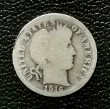 SV * SUA Statele Unite ONE DIME / 10 CENTS 1916 S * ARGINT .900, America de Nord