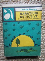 LEONIDA NEAMTU - NARATIUNI DETECTIVE foto