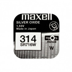 Baterie ceas Maxell SR716W V314 1.55V oxid de argint 1buc