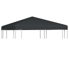 vidaXL Acoperiș de pavilion, 310 g/m&sup2;, gri, 3 x 3 m 44781