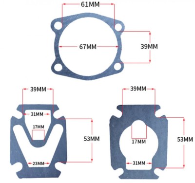 Set garnituri cap compresor 42mm M-BAMA SPC111 foto