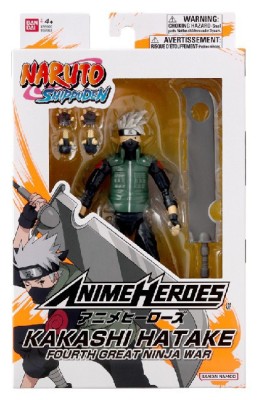 Bandai figurina naruto shippuden hatake kakashi fourth great ninja war 16.5cm foto