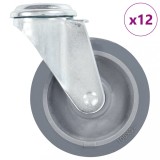 Cumpara ieftin Roți pivotante cu gaură pentru șurub, 12 buc., 100 mm