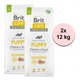 Brit Care Dog Sustainable Puppy 2 x 12 kg