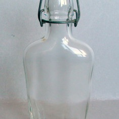 Sticla 250ml pentru apa minerala de izvor, statiuni balneoclimaterice anii 50-60
