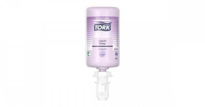 TORK Foly&amp;eacute;kony szappan, 1 l, S4 rendszer, TORK &amp;amp;quot;Luxus Soft&amp;amp;quot;, lila foto