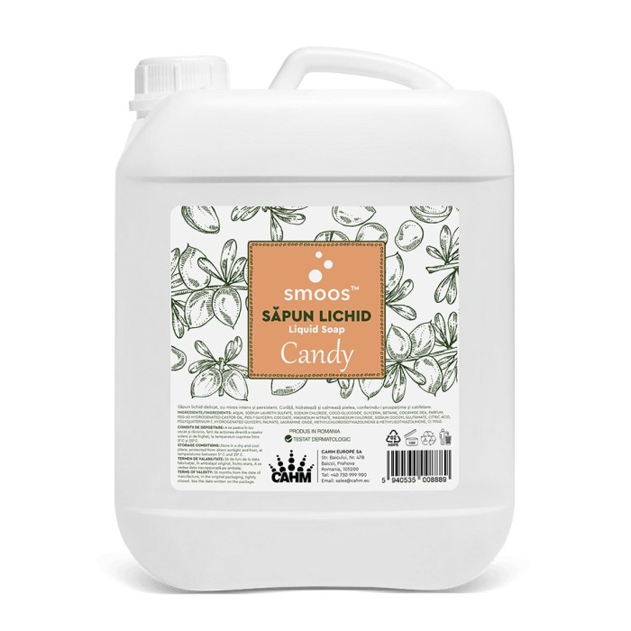 Sapun lichid pentru maini, 5 L, Smoos Candy